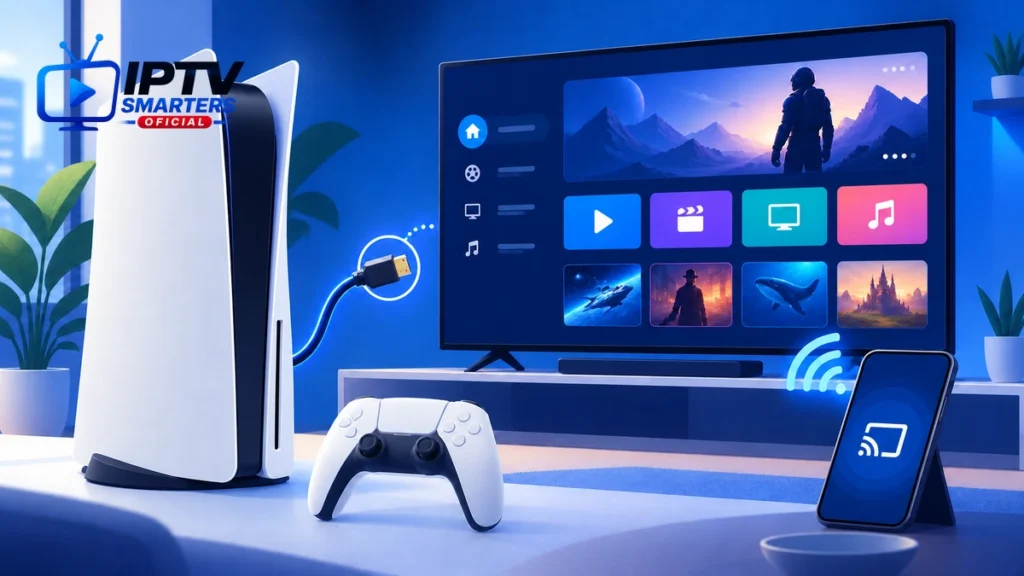 IPTV Smarters Pro PlayStation 5 consola gaming