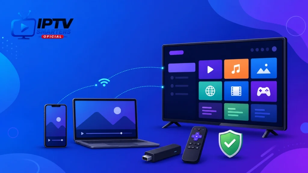 IPTV Smarters Pro Roku streaming dispositivo
