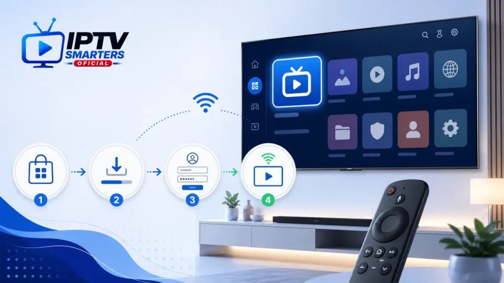 IPTV Smarters Pro Samsung Smart TV Tizen instalación