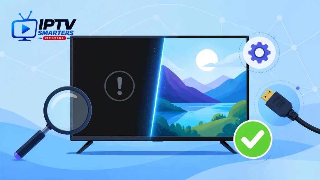 Pantalla negra IPTV Smarters Pro black screen