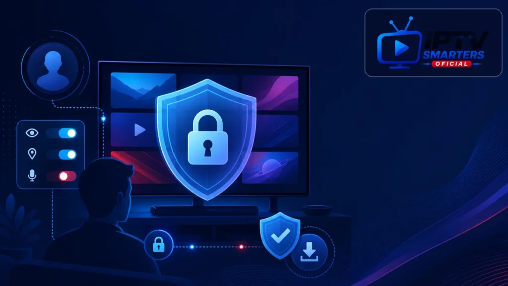 Privacidad IPTV Smarters Pro protección de datos y permisos